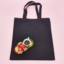 무지 캔버스백 블랙 세로L 에코백 숄더백 캔버스가방 판촉가방 그림가방