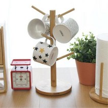 조립편한 컵정리용 머그트리 주방걸이 컵거치대, 1개