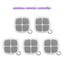 리모콘 스마트키 25pcs gs-rmc08 무선 433mhz 휴대용 원격 제어 alarma 4 버튼 gsm 홈 알람 스마트 라이프 홈 보안 보호, 5개
