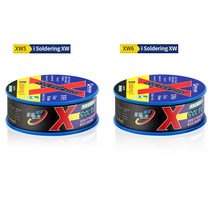 기계공 XW 0.50.6mm 50g 연성 로진 코어 무연 Sn42Bi50Cu8 138 저 융점 솔더 와이어 솔더링 플럭스, 01 xw5 0.5mm