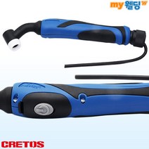 크레토스 알곤용접(TIG) 알곤토치헤드 350A 공냉플렉시블 고급형 CT-26FS