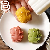 [바잉컴_해외직구] 월병틀 화과자 떡 다식틀 스탬프 (날고싶은 용용이)
