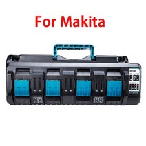 디월트충전기 호환 밀워키 14.4V 18V 20V DC18SF DCB104 BS1418 M18 BL1830 AL1860 Bosch Makita 용 4 포, 01 For Makita_02 EU