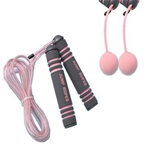 마켓플레이스 줄넘기 유.무선 줄넘기 실내 줄넘기, 핑크