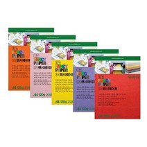 두성/OA팬시페이퍼 120g A4/OA용지 색상지, M51/진주홍색, 1세트