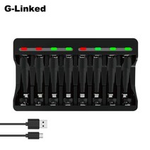 45wpd충전기 핸드폰 초고속 멀티 포트 g-linked 1.5v 배터리 충전기 1.5v aa aaa 리튬 이온 충전식 배터리 충전기 aa aaa 배터리 충전식 29, 스타일 2