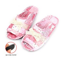 케삭 여성용 로멘틱 쿠션 실내화_ 핑크