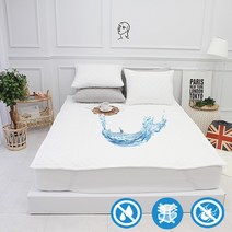 단잠 알러지케어 기능성 방수 패드, 화이트