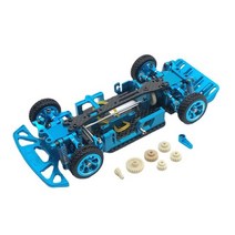 RC카 키덜트 Wltoys-1/28 284131 K969 K999 원격 제어 자동차 액세서리 금속 업그레이드 프레임, 02 파란