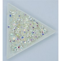 슈퍼 반짝이 크리스탈 AB 비 핫픽스 모조 다이아몬드 SS3-SS50 FlatBack Strass 바느질 & 패브릭 의류 네일 아트 모조 다이아몬드 장식, ss3 1440pcs, Clear AB