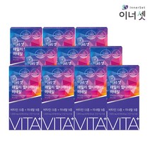 [이너셋 본사직영] 데일리 멀티비타민 미네랄 60정X10박스 휴온스 복합 종합 온가족 패밀리 온가족비타민 종합비타민 올인원 비타민 비타민A 비타민C, 10개