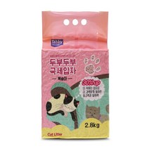 테비토퍼 두부두부 극세입자 2.8kg 6개입 고양이모래, 복숭아