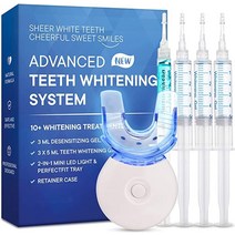 AngelicMisto Teeth Whitening Kit 5 Min Non-Sensitive Fast Teeth Whitener with 35％ Carbamide Peroxide Teeth Whitening Gel Helps to Remove Stains from C