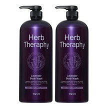 과일나라 허브테라피 라벤더 바디워시 1500ml x 2개, 딥 샴푸+린스