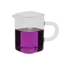 글라스 숙우 사각 유리잔(250ml)/다기 유리컵, 없음