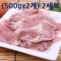 국내산 닭고기 닭정육 냉장 닭다리살 2kg (500g x 4개) 뼈없음 삼화푸드