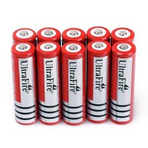 18650 빨간색 3.7V 충전식 배터리 4800mAh LED 손전등 및 레이저 펜 색상, 3.7 볼트, 20pcs