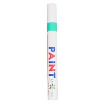 타이어펜 마커펜 자동차 타이어 마커 영구 페인트 펜 고무 금속 방수 범용 사무실 문구 수성, 08 green