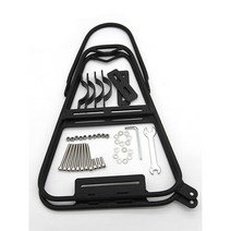 트레일게이터 자전거트레일러 bike 26 27.5 29 인치 투어 프론트 랙 산악, 검은색, 01 black