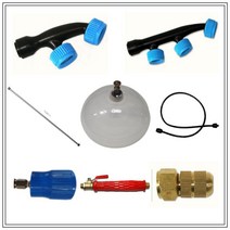 제초 나팔 소 대 분무기 부속 노즐 2구 3구 회전곡자노즐 헤드 배부식 호스 파이프 볼밸브 손잡이 농약 자재 방역, 4-1 제초노즐 소