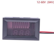 적산계 파워 뱅크 자동차 배터리 충전 레벨 표시기 12V 36V 리튬 용량 측정기 디스플레이 LED 테스터 전압, 04 Red 12-60V