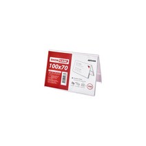 쇼케이스(양면) 7761 POP꽂이 아크릴꽂이 100x70 (mm) 1개입, 5개
