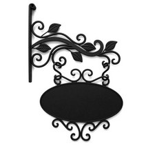 써클 넝쿨잎 블랙 단조 돌출 간판 화면 걸이대[SN:66+_jk][SN:66+_jk], 단일선택▷, 단일선택▷