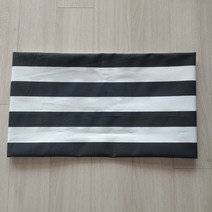 쇼팡팡 옥시포드원단 캔버스원단 방수원단 에코백원단 스트라이프4cm, 블랙 앤 화이트