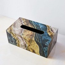 예쁜 휴지 케이스 화장지 티슈 인테리어 acrylic and mdf tissue box 홀더 티슈 수건 컨테이너 냅킨 홀더 보관 케이스 사무실 홈 장식, 23x13x9cm, 2-협력사
