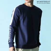 하트비트 프라쥬 맨투맨 베이직핏 라운드 긴팔 티셔츠 커플룩 단체복 남자 여자 남여공용 빅사이즈 커플티 레터링 단체티