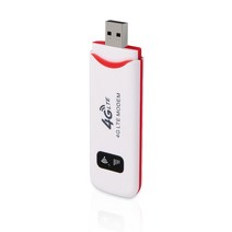 포켓 3G/4G 와이파이 150Mbp 4G LTE USB 모뎀 SIM 데이터 모바일 야외 무선 공유용 자동차 라우터, 2.빨간