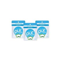 PUR Gum 민트 | 무설탕 100% 자일리톨 비건 아스파탐 프리 글루텐 및 케토 프렌들리 천연 스피어민트 맛 20개 12개 팩, 박하_20개(3개들이 팩)
