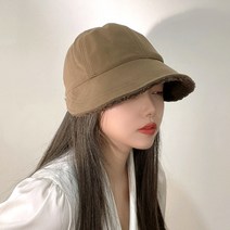 [챔피온스냅백] 믹스어블 따뜻한 겨울 챙넓은 양털 볼캡 방한모자 패션 모자 얼굴 작아지는 모자