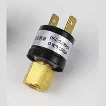 냉장고부품 SAE 7/16 quot-20 스레드 0.05-0.15MpaOFF-ON 공기 압축기 압력 스위치 삽입 냉각기 냉동 부품