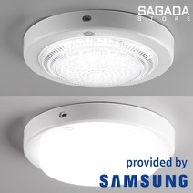 삼성 LED 원형 직부등 센서등 프라임 국산 슬림 아파트 현관 복도 계단 베란다 센스등 15w 주광 주백 전구 조명, 4.스마트 센서등 주백색(아이보리)