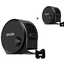 디프른티 (7.5m/5m)*25mm초강력 1+1탄소강 줄자, 7.5m+7.5m, 2개