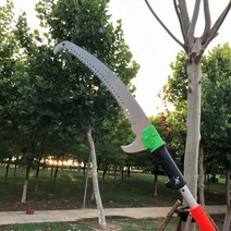 당김 톱 530 Mm 수공구 날씬한 장부 목공 정밀 텔레스코픽 폴 더블 후크 가지 치기, 02 green