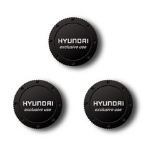 블랙 엠블럼 번호판 볼트 현대자동차 3개1세트, 코나, 3개