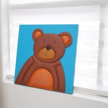 아이 놀이방 꾸미기 안테리어 곰 액자 벽걸이장식, 상세페이지 참조