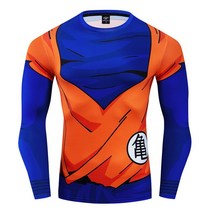 3D Goku T 셔츠 남성 여름 헬스 탑 킥복싱 Bjj 체육관 Rashguard Mma 권투 유니폼 무에타이 타이어, 07 CT060_01 S