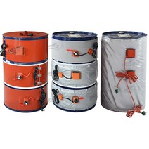 드럼 원통 드럼통 밴드 전기 히터 가열기 커버 200L, 250x1740/2000W노브온도조절200L