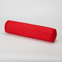 발베개 다리베개 옆으로자는 무릅 다리쿠션 둥근 이동식 침대 베개 롤 헤드 다리 등 목재 지지 가벼운 여행, 13 red_03 15x60cm