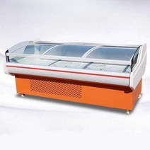 마트 냉장 쇼케이스 정육점 냉장고 반찬 고기 평대, 직냉식 1.5m+슬라이딩 도어