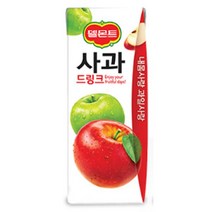 칠성 탕비실 손님대접 가족간식 델몬트 드링크 사과 주스 과즙음료 과일주스 생과일 190ML 48개, 10세트