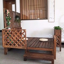 평상마루 조립식 평상 앵글평상 야외용 만들기 아파트 조립, 길이 100x폭 100x높이 36cm