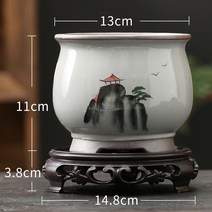 난초화분 도자기 축하 난화분 동양난 부임축하 화분 서양난 승진난 청자, T