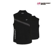 마스터바니에디션 골프 masterbunnyedition여성 스터드 지퍼 베스트 M421A1SV153_BK, 000, BK
