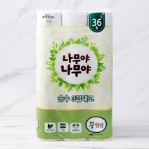 [메가마트]나무야나무야 순수 3겹데코 화장지 27m*36롤, 1개