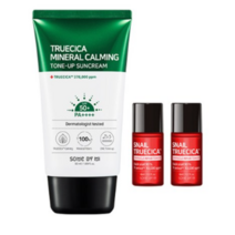 썸바이미 트루시카 무기자차 카밍 톤업 선크림 SPF50+ PA++++ 50ml + 스네일 토너 6ml x 2p, 8세트