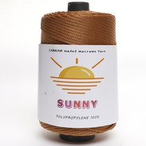 삼남뜨개실 써니 230g 5+1 pp사 가방실 소품실 대용량 모자실 가벼운실, SUNNY, 08 라이트 브라운
